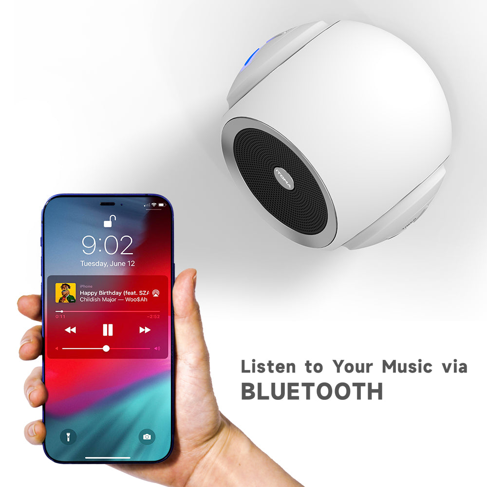 Weißes Rauschen, 30 beruhigende Geräuschoptionen, darunter Ventilator, Natur- und weißes Rauschen, Einschlaftimer, Bluetooth, einstellbare Lautstärke, Schlafgeräuschmaschine für Erwachsene iTOMA 318