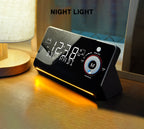 Alarm Clock with DAB & FM Radio,Dual Alarms, Snooze, Dimmable LCD Display, Night Light, Bluetooth,  Headphone，Type-C and USB Charging Ports iTOMA 729