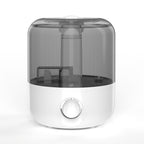 iTOMA 3L Large Top Fill Humidifiers for Bedroom, Mist Humidifier with 360° Dual Nozzles, Water Purification Filter, Adjustable Mist Levels, Ultra Quiet for Home Office Nursery